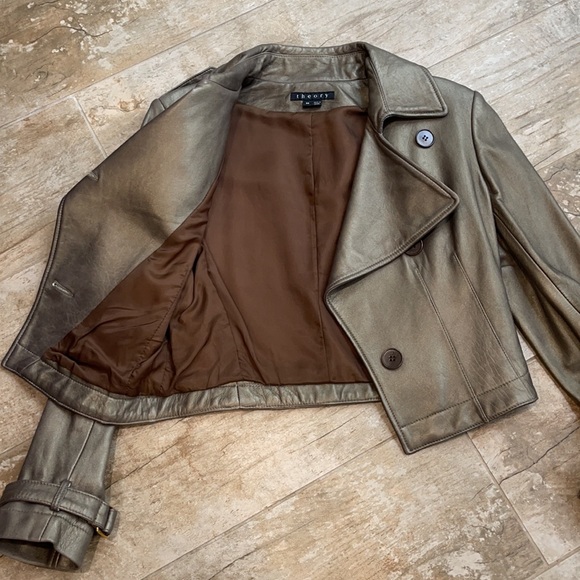 Theory Leather Jacket - Picture 9 of 9